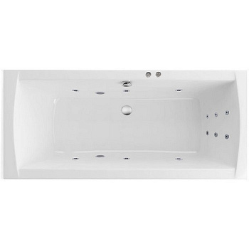 Ванна EXCELLENT Aquaria Lux 180x80 "LINE" (хром) Ванна EXCELLENT Aquaria Lux 180x80 "LINE" (хром)