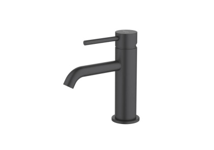 Смеситель для раковины 89, без донного клапана AQUATEK, матовый черный AQ1310MB ЕВРОПА