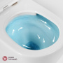 RELAX Унитаз подвесной, безободковый с системой смыва "Торнадо", с сиденьем soft close, 53 см, CZR-3806-53-TH-TOR/SC