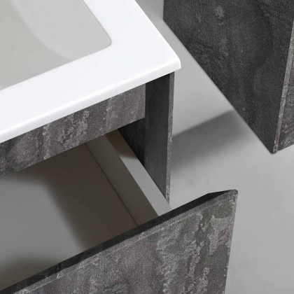 База под раковину Luka 800 подвесная, 2 выкатных ящика soft-close, G.Stone База под раковину Luka 800 подвесная, 2 выкатных ящика soft-close, G.Stone