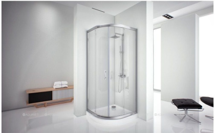 Душевой уголок Aquanet Alfa NAA2142 100x100, R550, прозрачное стекло