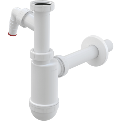 Сифон для умывальника DN32 со штуцером и накидной гайкой 5/4" Сифон для умывальника DN32 со штуцером и накидной гайкой 5/4"
