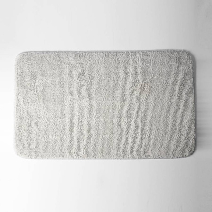 Коврик для ванной комнаты Vils, 75х45х1,5 см, серый, BM-1021