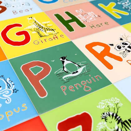 Декор OS\A236\5184 Зоопарк H розовый (20см*20см*6,9мм) (10шт/0,4м2) , шт