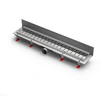 Душевой лоток 65 см Creto Snake CRE-650 SN-P с решеткой, хром Душевой лоток 65 см Creto Snake CRE-650 SN-P с решеткой, хром
