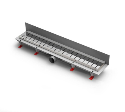 Душевой лоток 65 см Creto Snake CRE-650 SN-P с решеткой, хром Душевой лоток 65 см Creto Snake CRE-650 SN-P с решеткой, хром