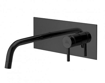 Смеситель для раковины Paffoni Light LIG106NO (с внутренней частью) черный матовый