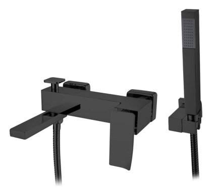 Смеситель для ванны Q BlackBlack.2_Комплект Смеситель для ванны Q BlackBlack.2_Комплект