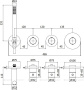 Смеситель для ванны с душем Paffoni Modular Box MDE000BO Смеситель для ванны с душем Paffoni Modular Box MDE000BO