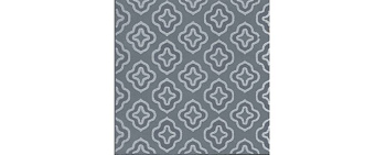 Декор VT\A608\1335 Агуста  2 синий матовый 9,8см*9,8см*7мм (1уп/30шт/), шт