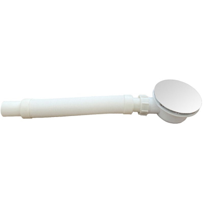 Сифон с крышкой для поддонов из камня VST-2SQ c гидрозатвором, белый Сифон с крышкой для поддонов из камня VST-2SQ c гидрозатвором, белый