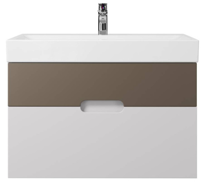 Тумба под раковину Creto Malibu Capuchino Soft 80