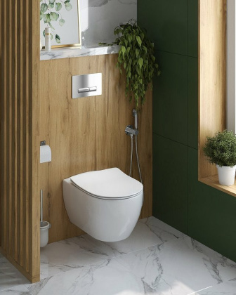 Унитаз подвесной безободковый CEZARES COMFORT CZR-191-TH Унитаз подвесной безободковый CEZARES COMFORT CZR-191-TH