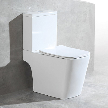 Унитаз-компакт Hope VT2-201, цвет белый, ультратонкое сиденье soft-close, P-trap Унитаз-компакт Hope VT2-201, цвет белый, ультратонкое сиденье soft-close, P-trap