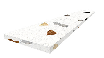 Ступень 620070002373 Палладио Уайт 120 Угл.Лев Ступень 620070002373 Палладио Уайт 120 Угл.Лев