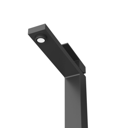 SLIDER-LC-NOP-W0 Смеситель для накладной раковины однорычажный, без донного клапана, черный матовый