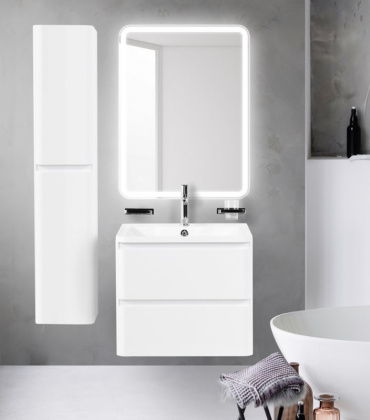 Тумба с раковиной подвесная BelBagno ALBANO 70 Bianco Lucido, раковина белая Тумба с раковиной подвесная BelBagno ALBANO 70 Bianco Lucido, раковина белая