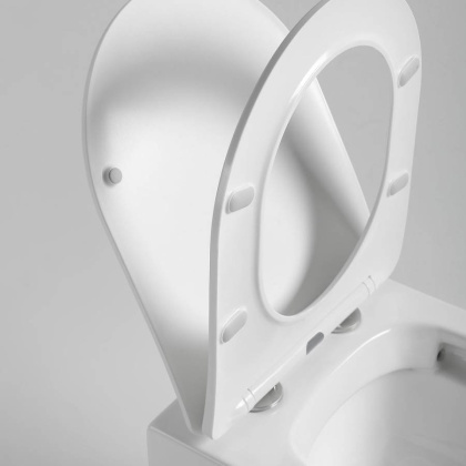 Унитаз подвесной Piatti VT1-11S, цвет белый, ультратонкое soft-close сиденье Унитаз подвесной Piatti VT1-11S, цвет белый, ультратонкое soft-close сиденье