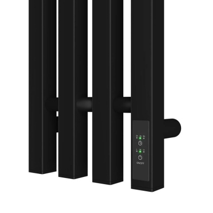 Полотенцесушитель электрический Point Гермес PN13832B П3 180x1200 диммер справа, черный Полотенцесушитель электрический Point Гермес PN13832B П3 180x1200 диммер справа, черный