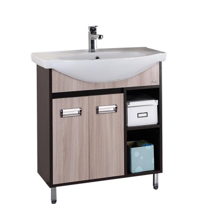 Тумба Onika Гамма 75 напольная, ясень шимо/венге (ум. Элеганс 75) Тумба Onika Гамма 75 напольная, ясень шимо/венге (ум. Элеганс 75)