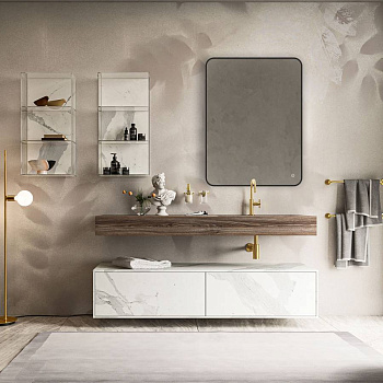 Зеркало LED VLM-3VC600B 600х800 c сенсорным выключателем и диммером Зеркало LED VLM-3VC600B 600х800 c сенсорным выключателем и диммером