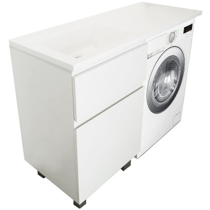 Комплект мебели Dallas Luxe 1050х482 левосторонний  напольный 2 ящика  (ШхГхВ) 408х476х860