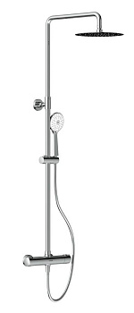 Душевая система ODRA (смеситель термостатический) 3 режима шланг 150 PVC Душевая система ODRA (смеситель термостатический) 3 режима шланг 150 PVC