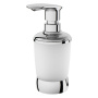 Стеклянный диспенсер для жидкого мыла Sensation, 8х18,5х10,8 см, хром, A3031900