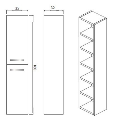 Пенал Creto Milano Charleston