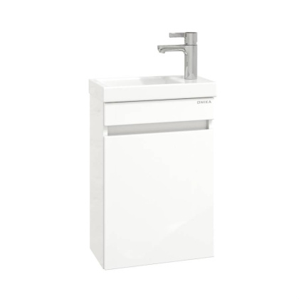 Тумба Onika Милтон 40 подвесная, белая (ум. Миранда 40/Como-40)