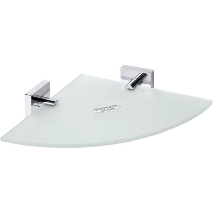 Cтеклянная полка, угловая модeль