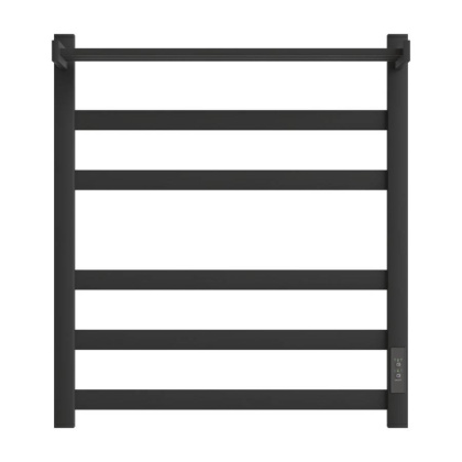 Полотенцесушитель электрический Point Меркурий PN83856PB П5 500x600 с полкой, диммер справа, черный Полотенцесушитель электрический Point Меркурий PN83856PB П5 500x600 с полкой, диммер справа, черный