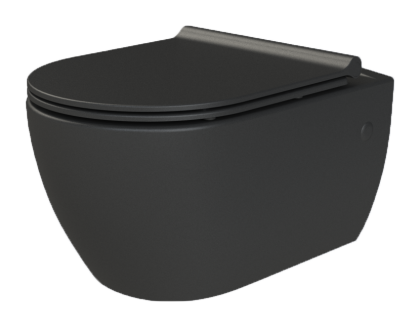 Унитаз подвесной NERO с крышкой ультра слим и микролифтом_Комплект Унитаз подвесной NERO с крышкой ультра слим и микролифтом_Комплект