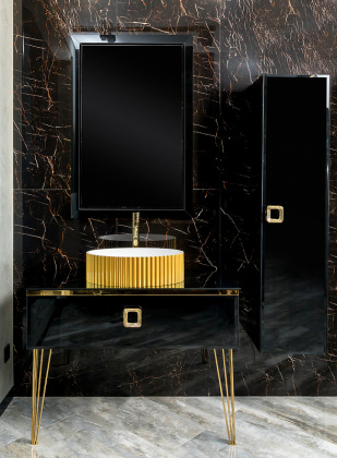 Консоль LUCIDO 100 см Глянцевый Чёрный 770-100-B Boheme Консоль LUCIDO 100 см Глянцевый Чёрный 770-100-B Boheme