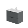 Тумба с раковиной Creto Bravo Gray 80 см Тумба с раковиной Creto Bravo Gray 80 см