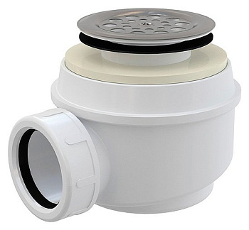 Сифон для душевого поддона с нержавеющей peшeткой Сифон для душевого поддона с нержавеющей peшeткой