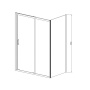 Душевой уголок Alpha VSR-3AL9012CL, 1200*900, хром, стекло прозрачное