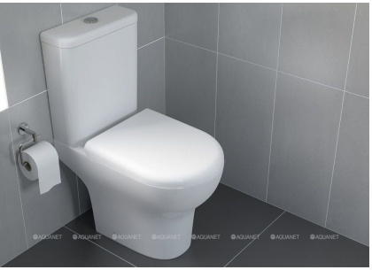 Унитаз-компакт Vitra Zentrum безободкоковый, сиденье м/лифт