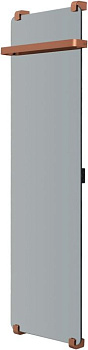 Полотенцесушитель электрический Allen Brau Infinity 140x44 с рейлингом и креплением, медь браш Полотенцесушитель электрический Allen Brau Infinity 140x44 с рейлингом и креплением, медь браш
