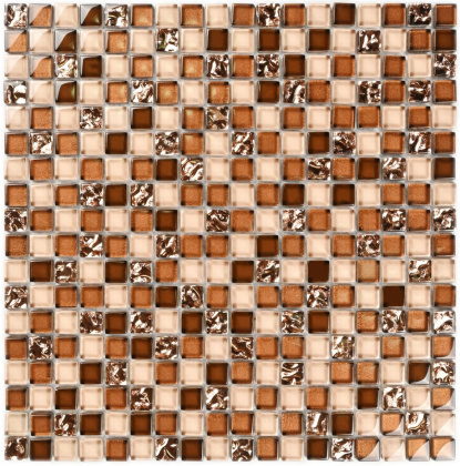 Мозаика Bonaparte Стеклянная Ochre Rust 30х30 см Мозаика Bonaparte Стеклянная Ochre Rust 30х30 см