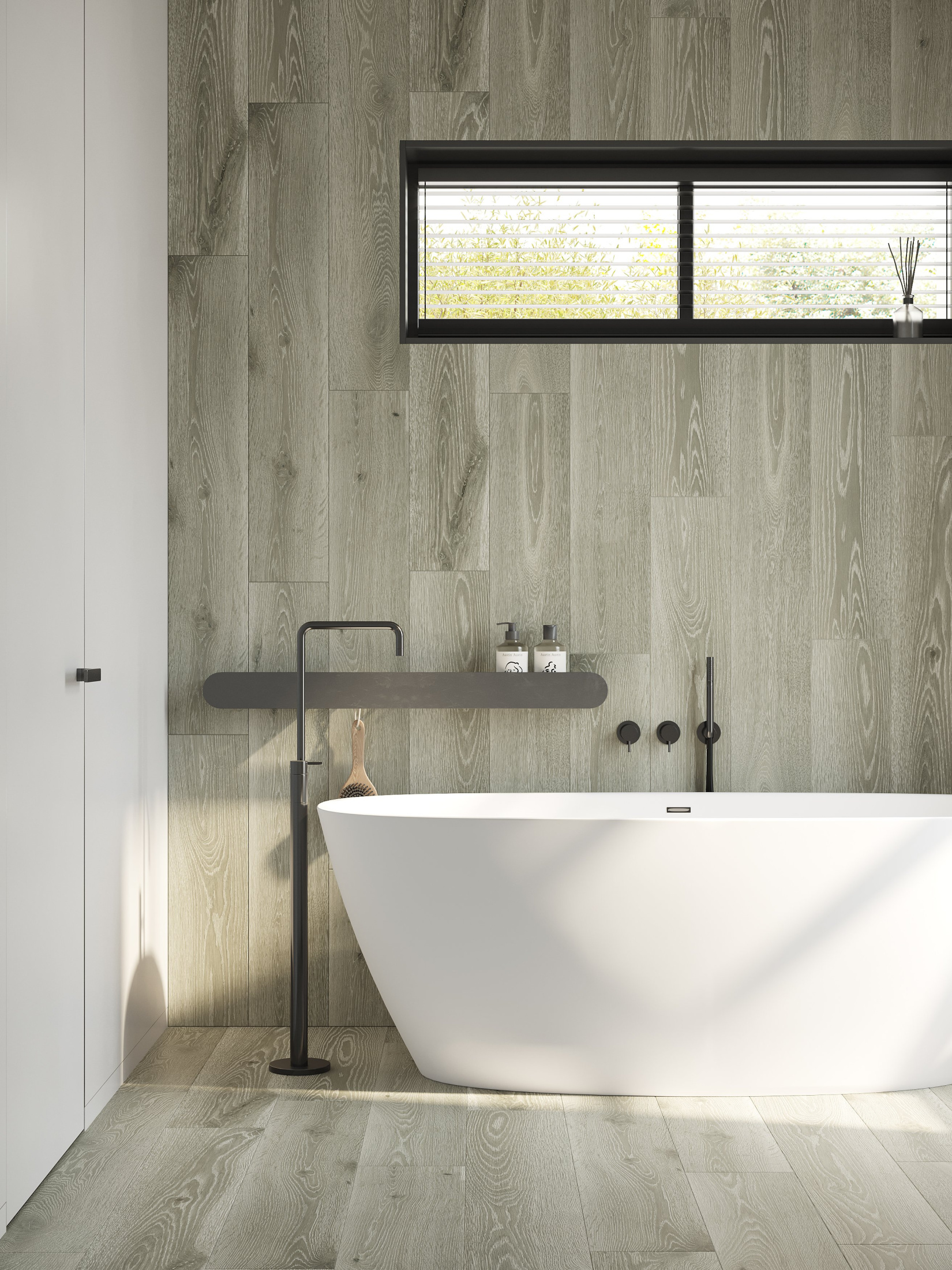 Керамогранит Deniza Коричневый 20х120 мат