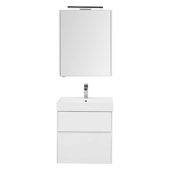 Мебель для ванной Aquanet Бруклин 60 белый Мебель для ванной Aquanet Бруклин 60 белый