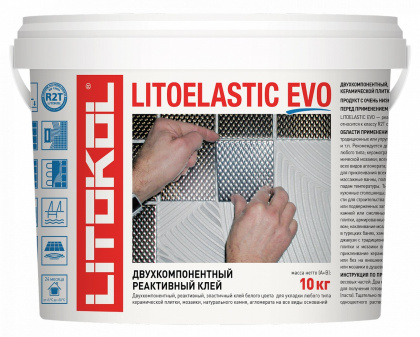 Клей эпоксидный R2 T LITOELASTIC EVO A+B 10кг Клей эпоксидный R2 T LITOELASTIC EVO A+B 10кг