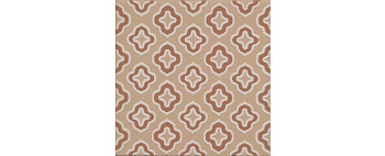 Декор VT\C608\1337 Агуста  2 оранжевый матовый 9,8см*9,8см*7мм (1уп/30шт/), шт