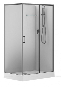Душевая кабина Aquanet Passion EVO 120R Black 120x80 Душевая кабина Aquanet Passion EVO 120R Black 120x80