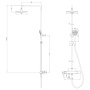 Смеситель Lemark Bronx LM3772BL для душа термостатический Смеситель Lemark Bronx LM3772BL для душа термостатический