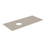 Спец. изделие декоративное для накладных раковин MAGICA Риккарди 120 см, бежевый матовый MA.1.1.SG540620R\120