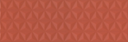 Плитка настенная 12120R Диагональ красный структура обрезной 25x75x11 (5шт/0,94м2), м2