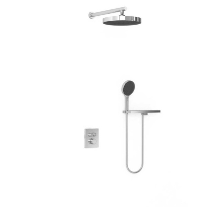 Душевой комплект Inspire VSFW-3I21MT2RCH встраиваемый, термостатический, двухрежимный, хром Душевой комплект Inspire VSFW-3I21MT2RCH встраиваемый, термостатический, двухрежимный, хром