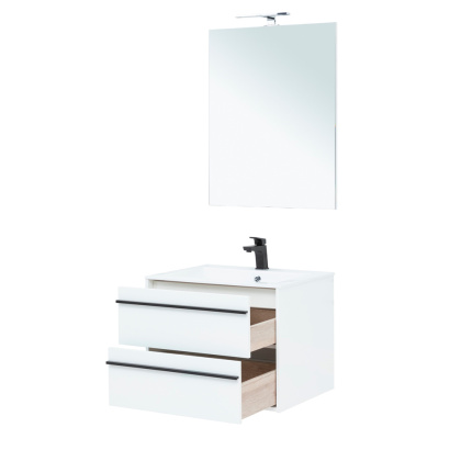 Мебель для ванной Aquanet Lino 70 белый матовый Мебель для ванной Aquanet Lino 70 белый матовый